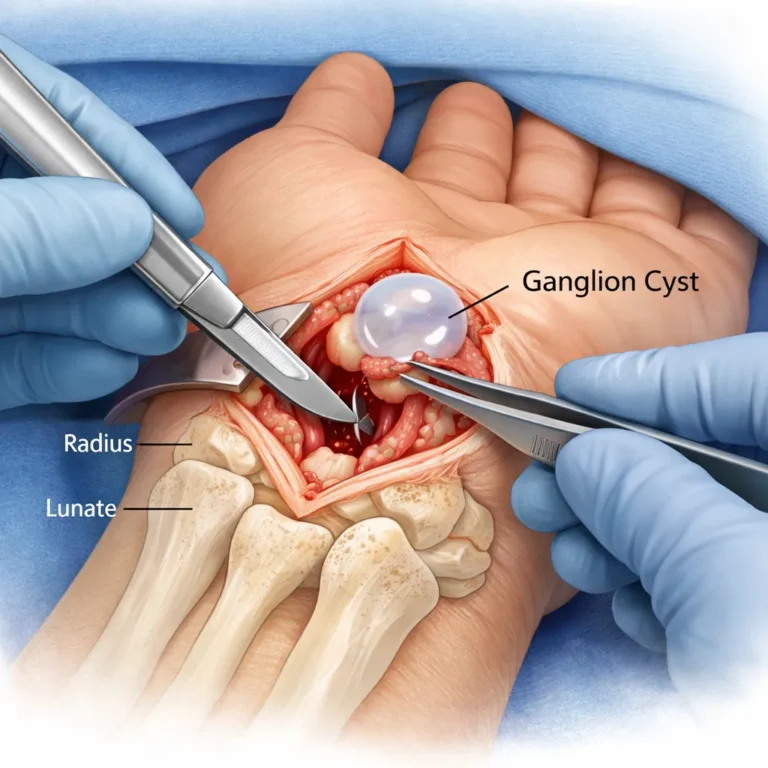 Ganglion Excision in Indore, orthopedic doctor in indore